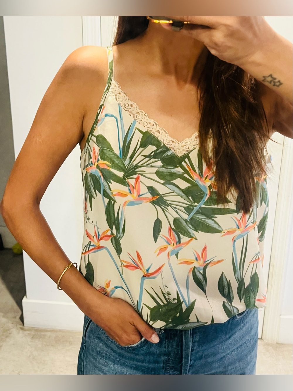 ONLY floral top camisole ACCEPT OFFERS